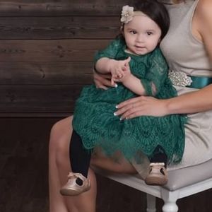Trish Scully Infant Emerald Dress